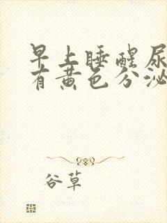 早上睡醒尿道口有黄色分泌物