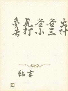 梦见爸爸出轨我去打小三什么意思封面