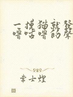 一摸猫就发出咕噜咕噜的声音