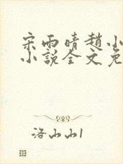 宋雨晴赵小刚的小说全文免费阅读