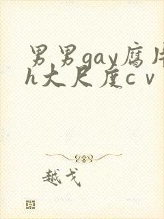 男男gay腐片h大尺度cⅴ