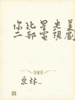 你比星光美丽第二部电视剧免费观看