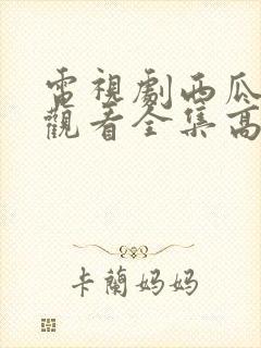 电视剧西瓜免费观看全集高清