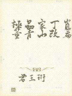 极品家丁肖青璇董青山改篇小说