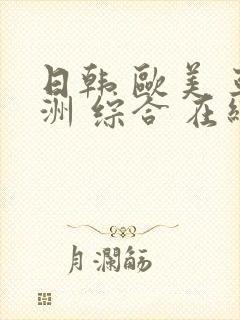 日韩 欧美 亚洲 综合 在线