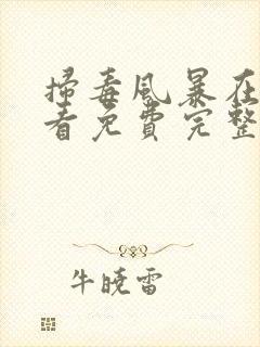 扫毒风暴在线观看免费完整版国语