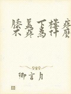 膝盖下楼疼上楼不疼为什么