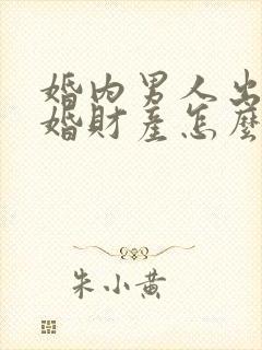 婚内男人出轨离婚财产怎么分割