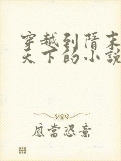 穿越到隋末争霸天下的小说