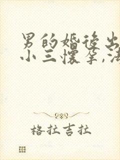 男的婚后出轨,小三怀孕,法律怎么处理