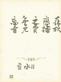 忘年之恋在线观看免费播放电视剧