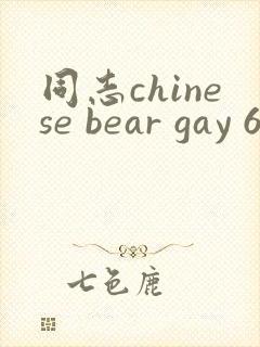 同志chinese bear gay 69封面