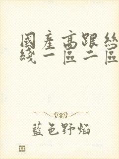 国产高跟丝袜在线一区二区封面