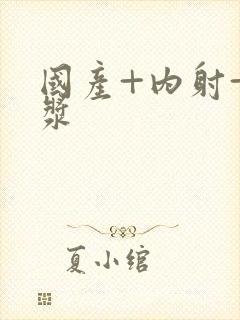 国产+内射+白浆封面