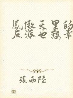 凤傲天里的黄毛反派也想幸福小说封面