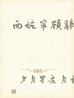 向婉宁顾辞小说