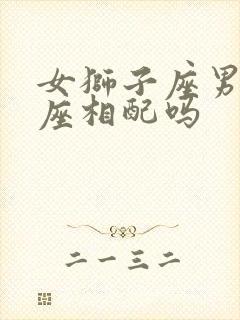 女狮子座男处女座相配吗