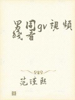男同gv视频在线看
