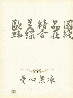 欧美精品国产日韩综合在线