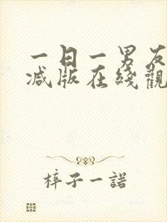 一日一男友无删减版在线观看封面