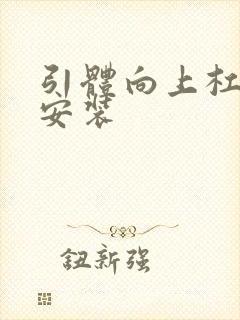 引体向上杠怎么安装封面