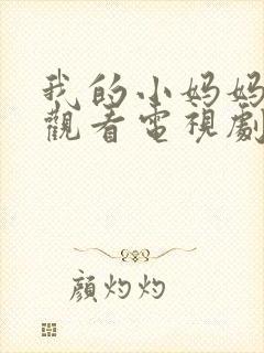 我的小妈妈免费观看电视剧封面