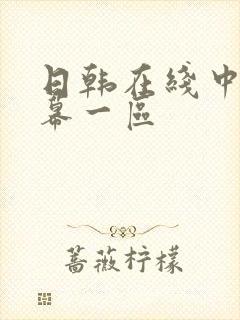 日韩在线中文字幕一区