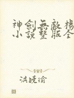 神剑无敌杨小天小说整版全文下载