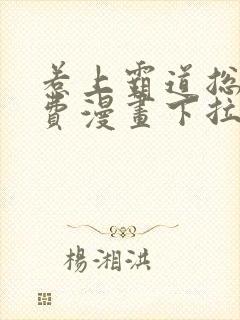 惹上霸道总裁免费漫画下拉式