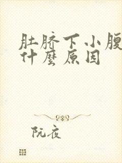 肚脐下小腹疼痛什么原因