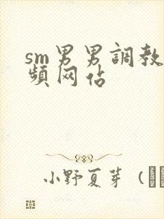 sm男男调教视频网站
