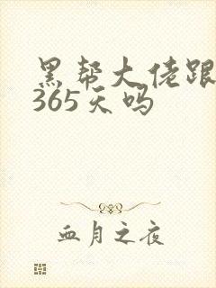 黑帮大佬跟我的365天吗