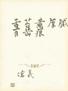 舌苔黄厚腻发白有齿痕