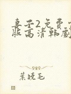 妻子2免费完整版高清韩剧在线观看全集