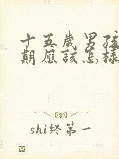 十五岁男孩叛逆期应该怎样沟通