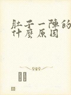 肚子一阵的痛是什么原因封面