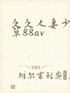 久久人妻少妇嫩草88av