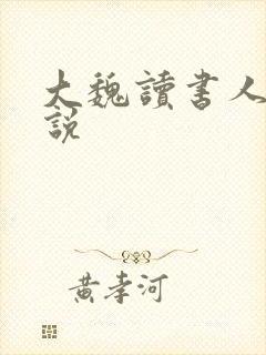 大魏读书人的小说