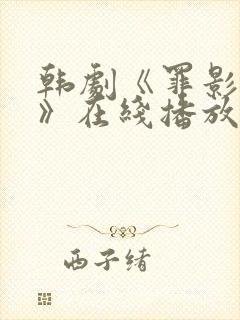 韩剧《罪影权杀》在线播放免费观看