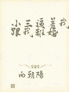 小三逼着我老公跟我离婚