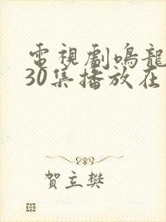 电视剧鸣龙少年30集播放在线观看