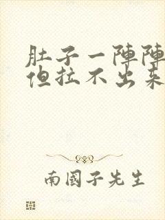 肚子一阵阵绞痛但拉不出来怎么办封面