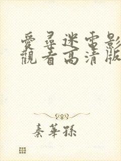 爱寻迷电影免费观看高清版