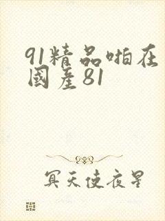91精品啪在线国产81