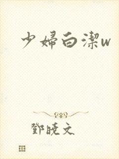 少妇白洁w封面