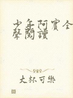 少年阿宾全文有声阅读