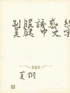 制服诱惑 丝袜美腿 中文字幕