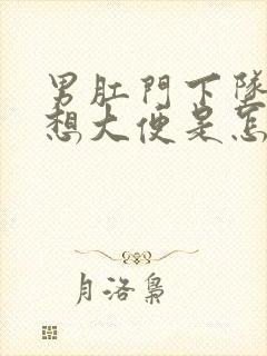 男肛门下坠感老想大便是怎么回事