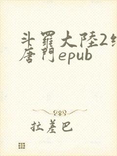 斗罗大陆2绝世唐门epub