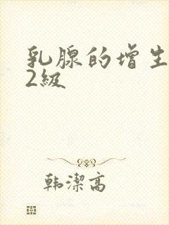 乳腺的增生结节2级